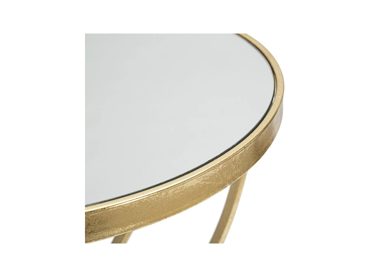 Stolik Kawowy MF569, Złoto, 35x35x60 cm, Epikasa