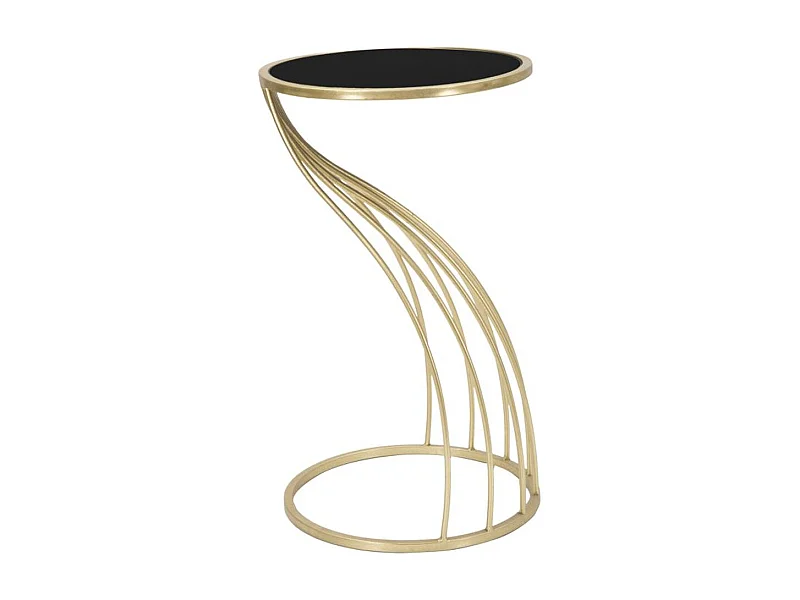 Tavolino MF548, Oro, 35x35x60 cm, Epikasa