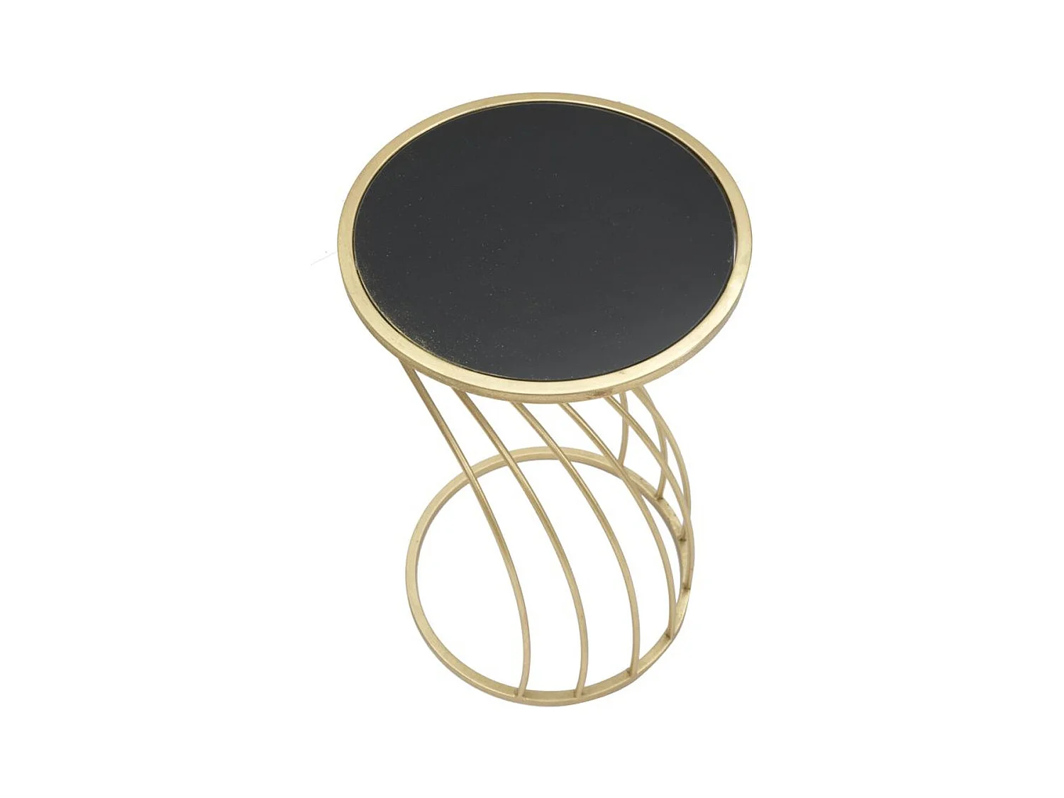 Stolik Kawowy MF548, Złoto, 35x35x60 cm, Epikasa