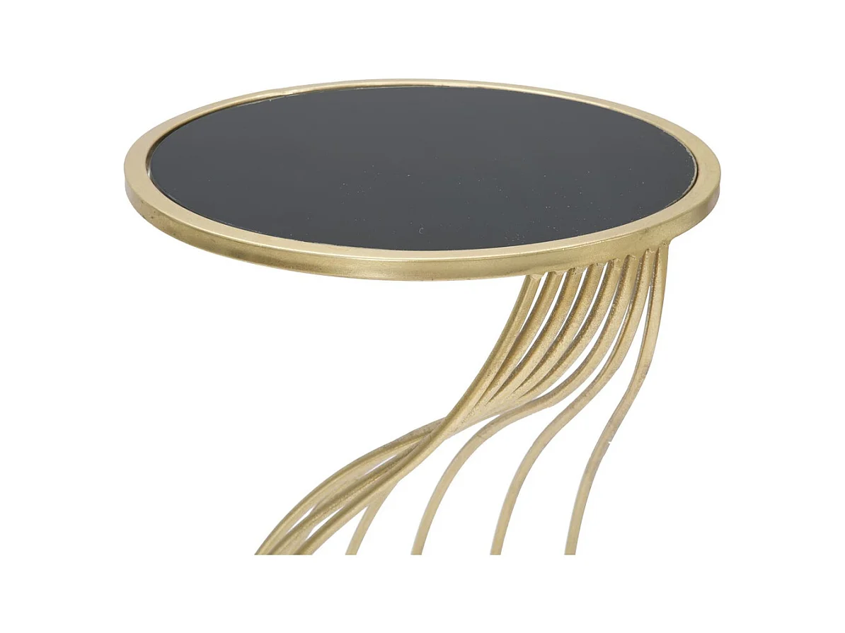 Stolik Kawowy MF548, Złoto, 35x35x60 cm, Epikasa