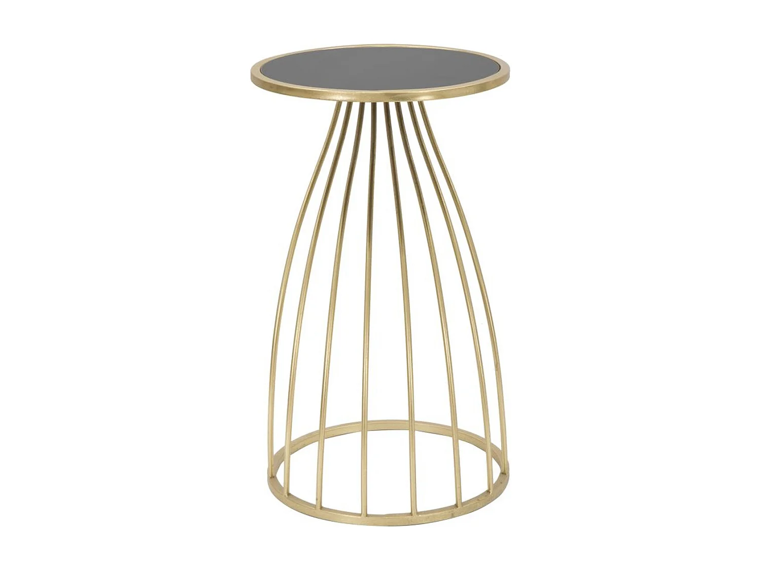 Mesa de Centro MF548, Ouro, 35x35x60 cm, Seven Design