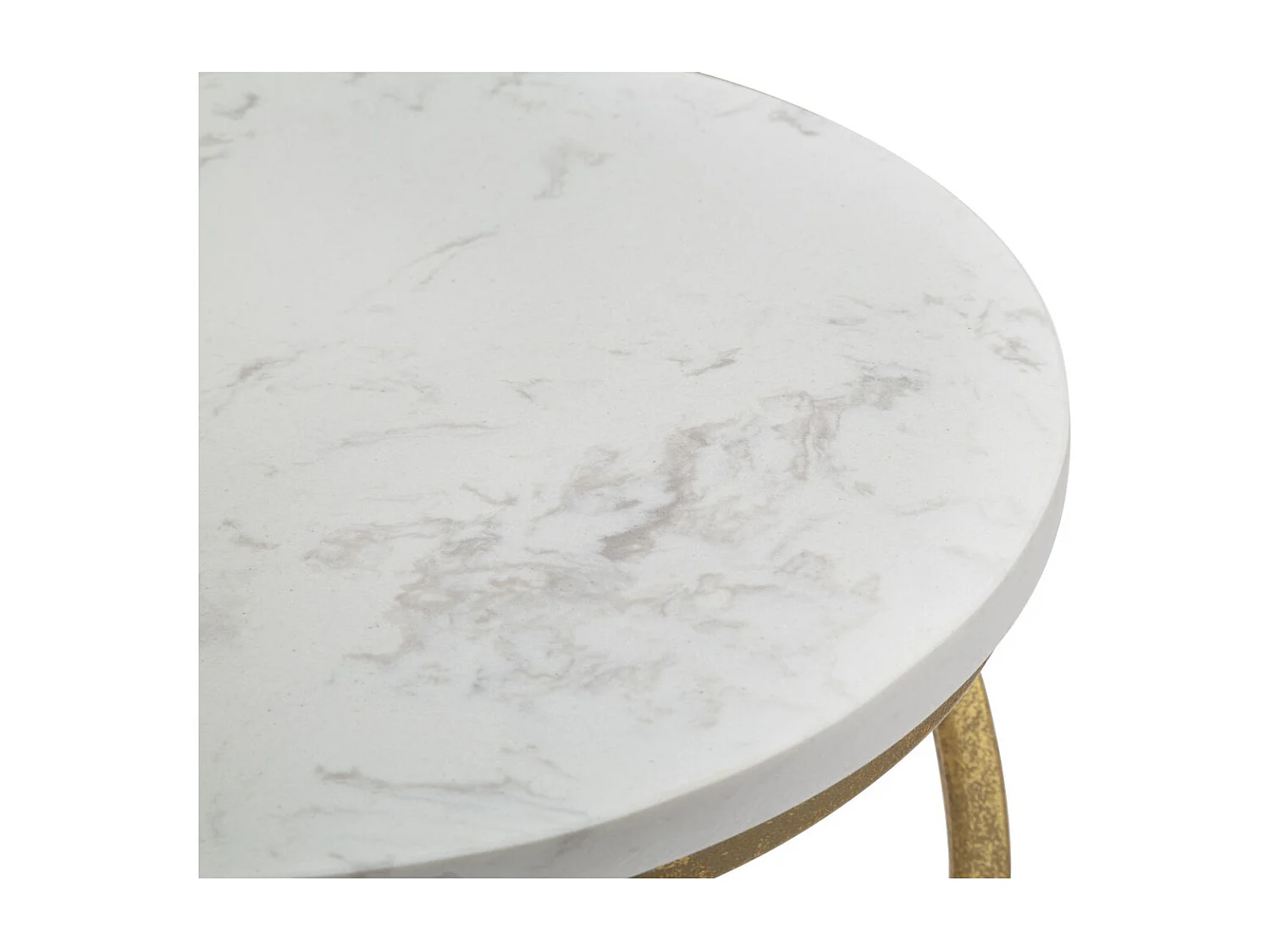 Table d'Appoint MF533, Or, 27,5x27,5x47,5 cm, Seven Design