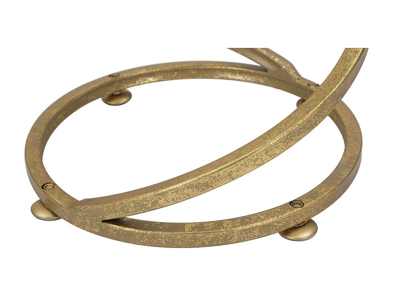 Table d'Appoint MF533, Or, 27,5x27,5x47,5 cm, Seven Design