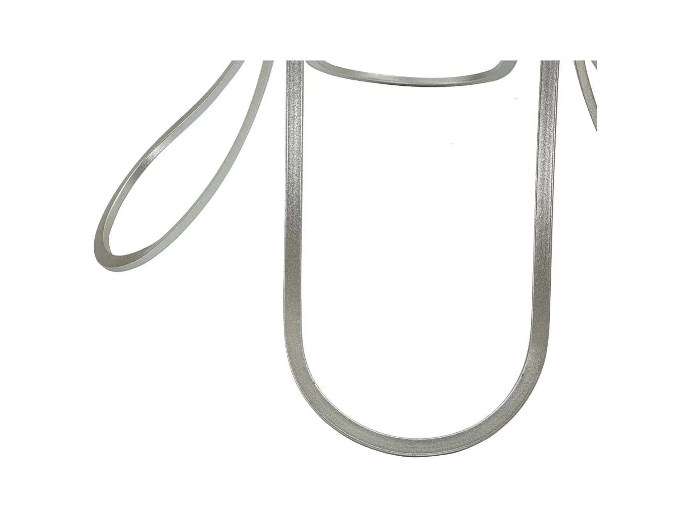 Tavolino MF564, Argento, 56x56x68 cm, Epikasa