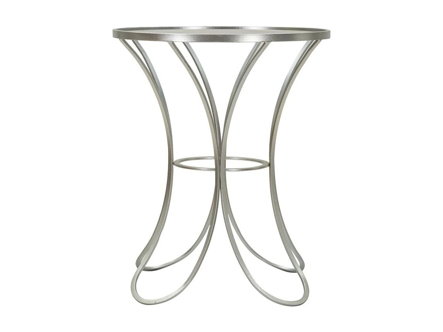 Stolik Kawowy MF564, Srebrny, 56x56x68 cm, Epikasa