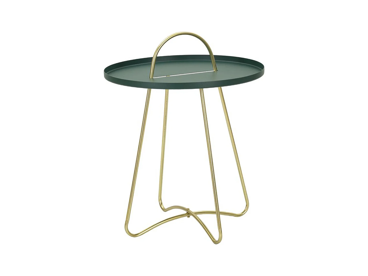 Tavolino MF525, Verde, 45x45x59 cm, Epikasa