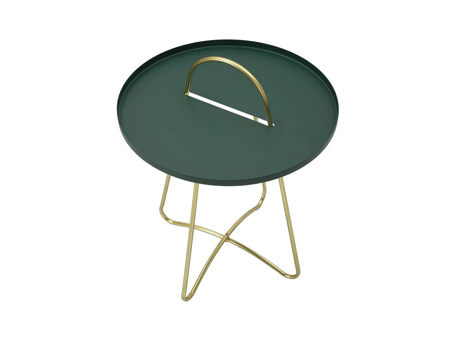 Tavolino MF525, Verde, 45x45x59 cm, Epikasa