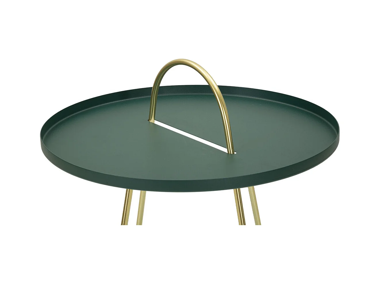 Tavolino MF525, Verde, 45x45x59 cm, Epikasa