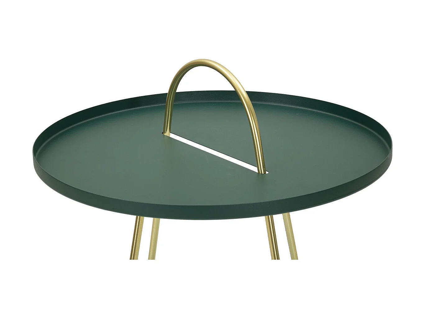 Tavolino MF525, Verde, 45x45x59 cm, Epikasa