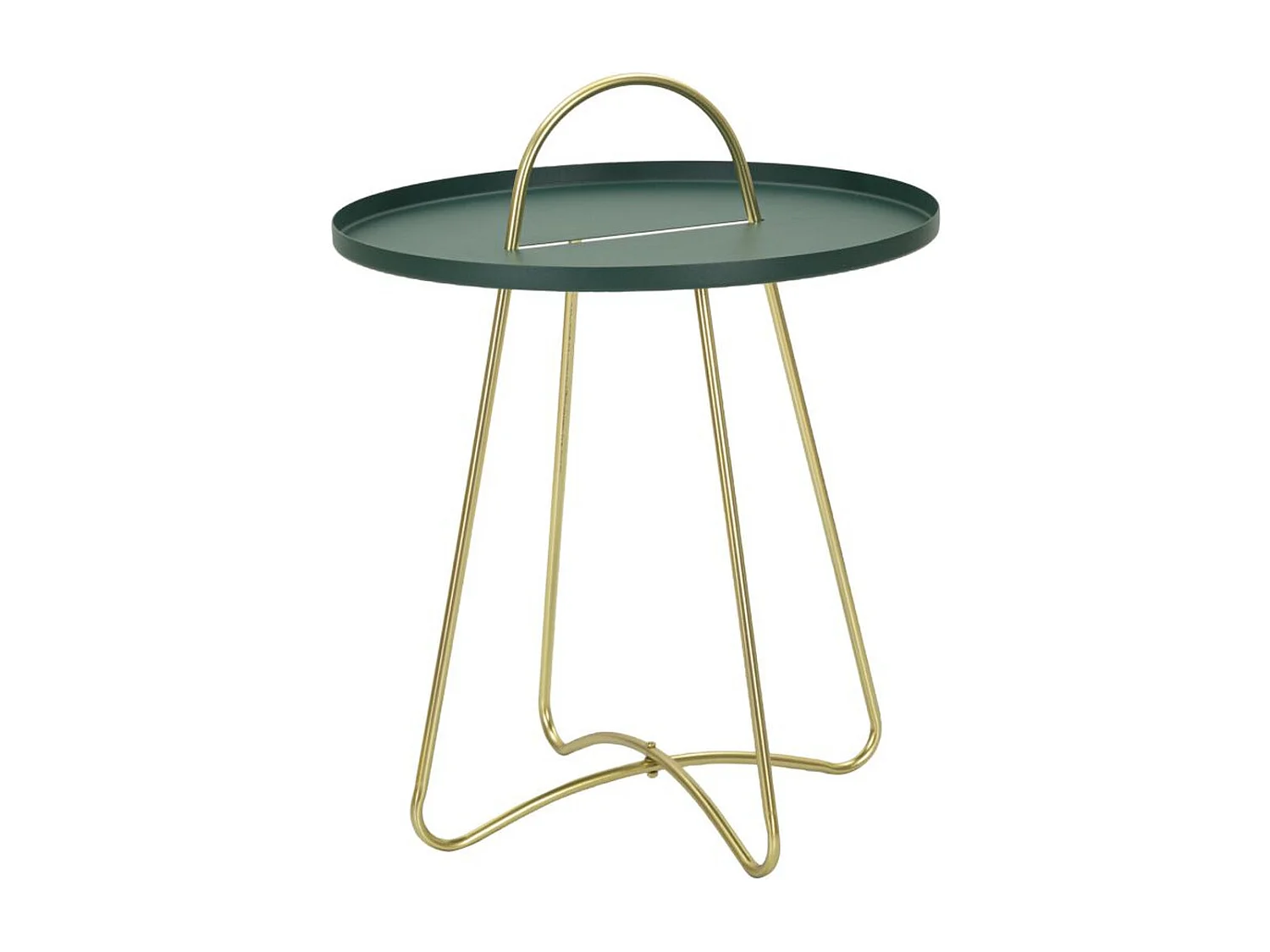 Stolik Kawowy MF525, Zielony, 45x45x59 cm, Seven Design