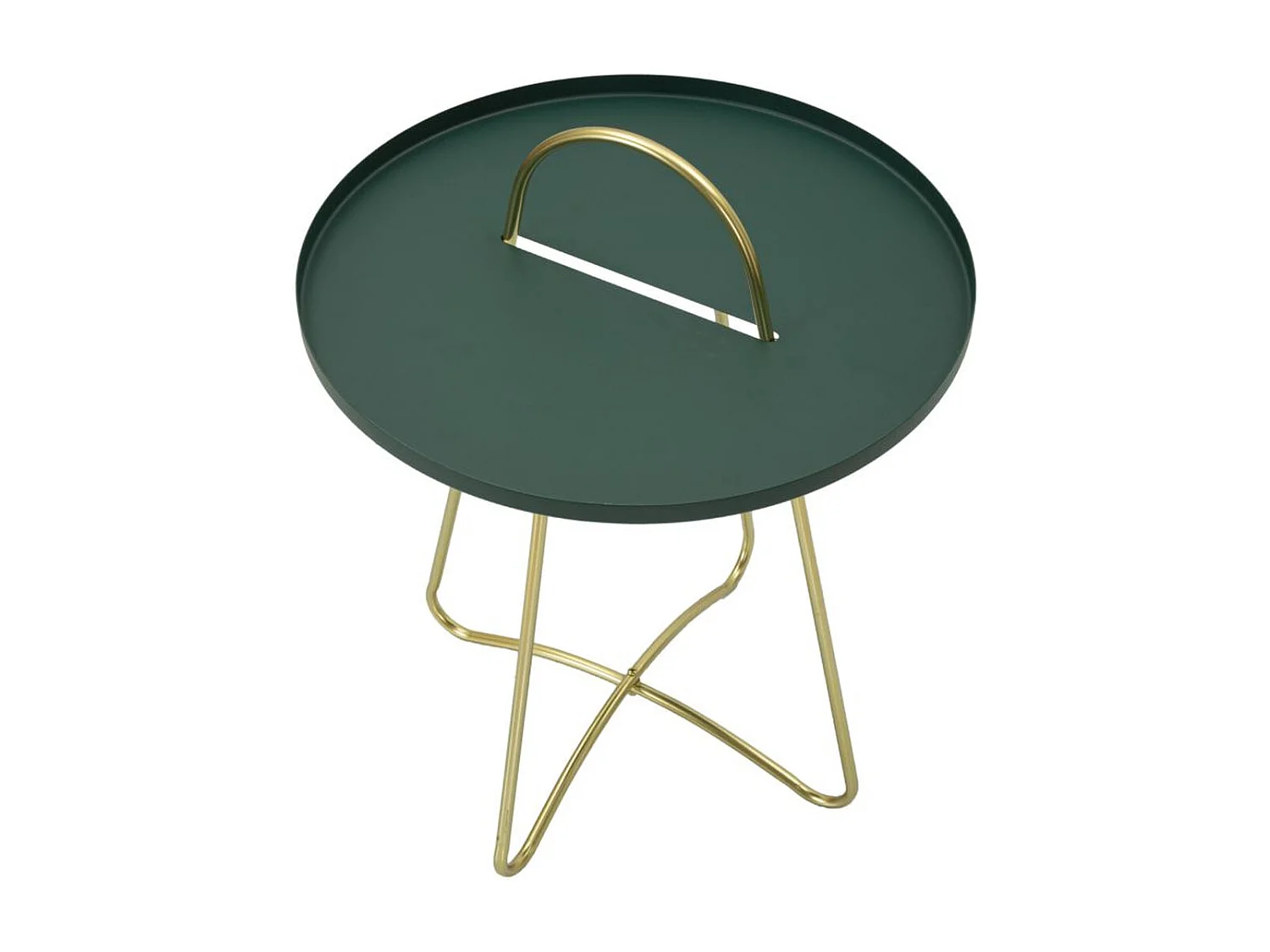 Stolik Kawowy MF525, Zielony, 45x45x59 cm, Seven Design