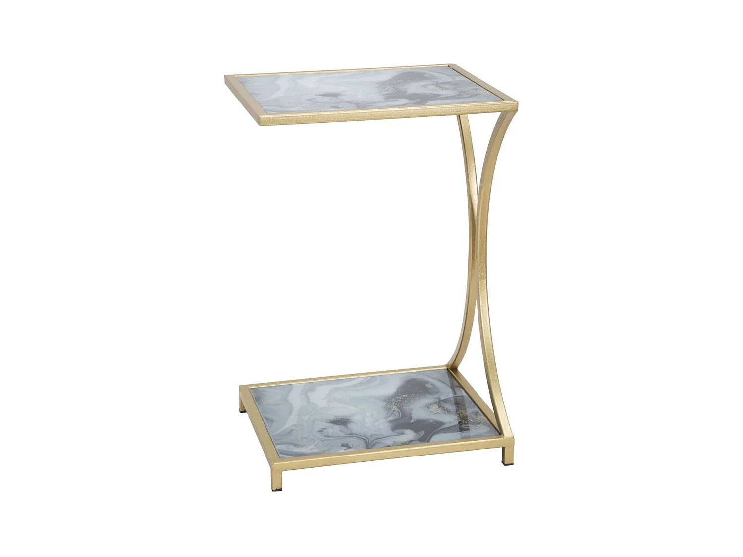 Stolik Kawowy MF543, Złoto, 40x35x60 cm, Epikasa