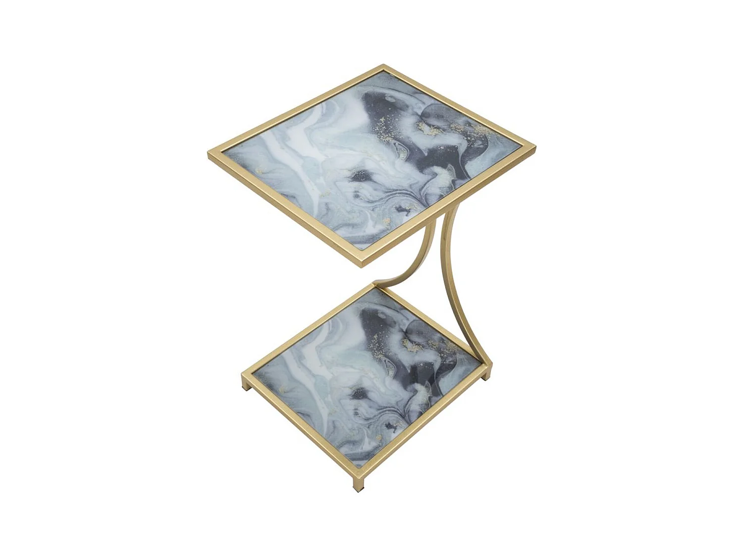 Stolik Kawowy MF543, Złoto, 40x35x60 cm, Epikasa