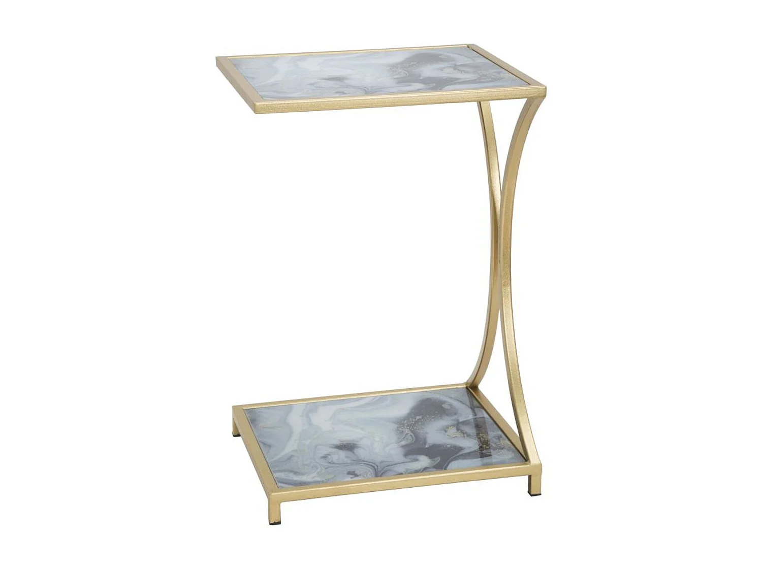 Koffietafel MF543, Goud, 40x35x60 cm, Epikasa