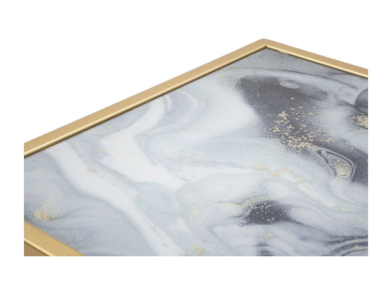 Tavolino MF543, Oro, 40x35x60 cm, Seven Design