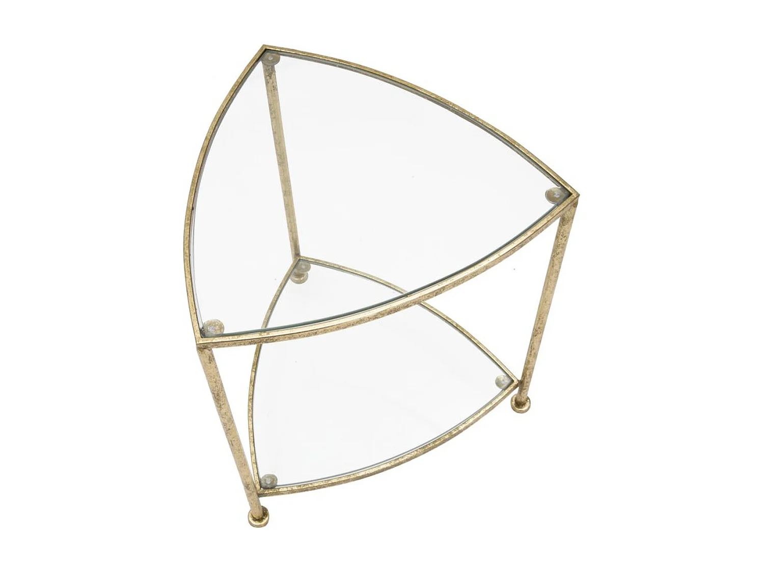 Stolik Kawowy MF563, Złoto, 45x45x50 cm, Seven Design