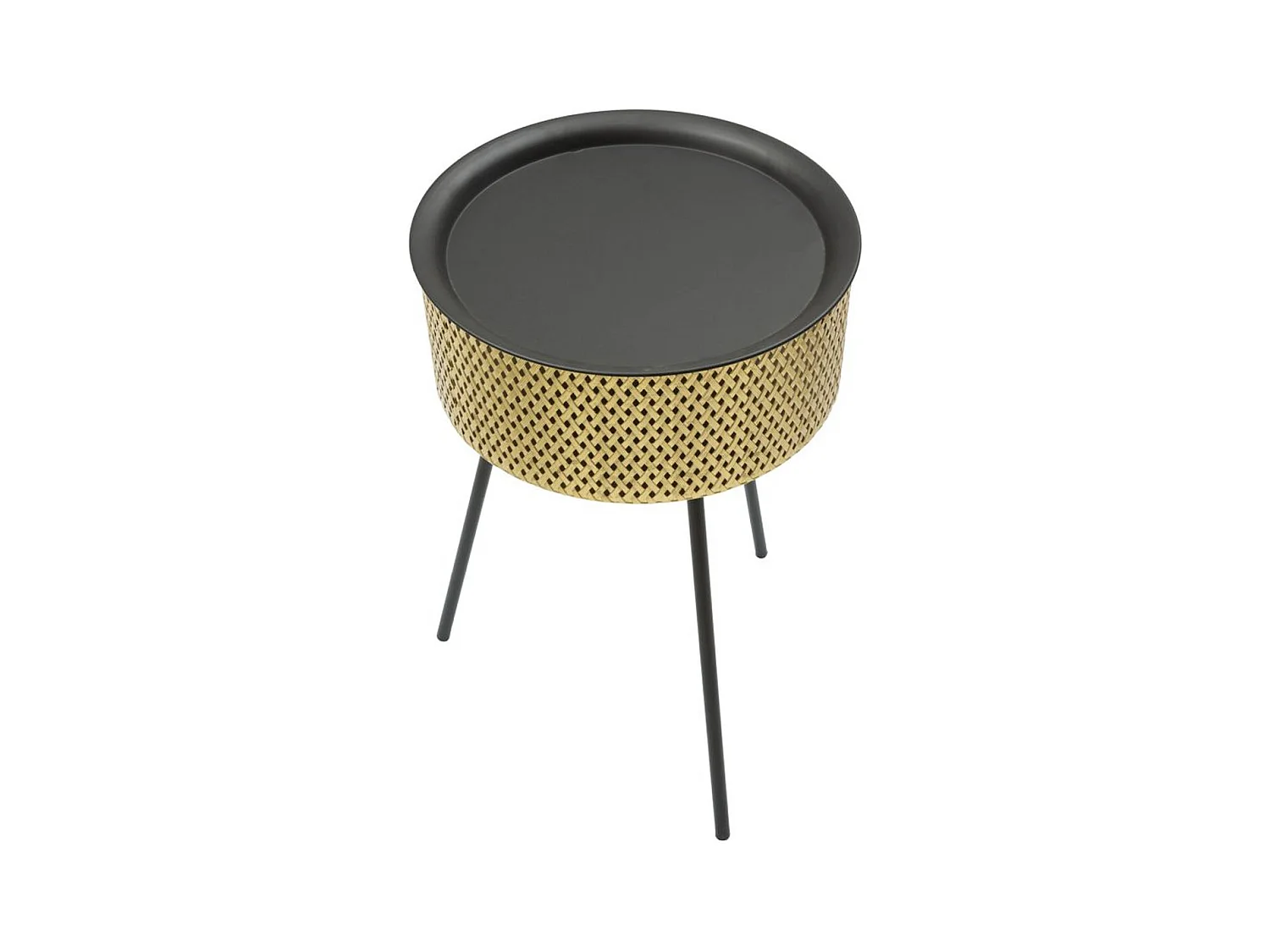 Stolik Kawowy MF524, Złoto, 40x40x65 cm, Epikasa