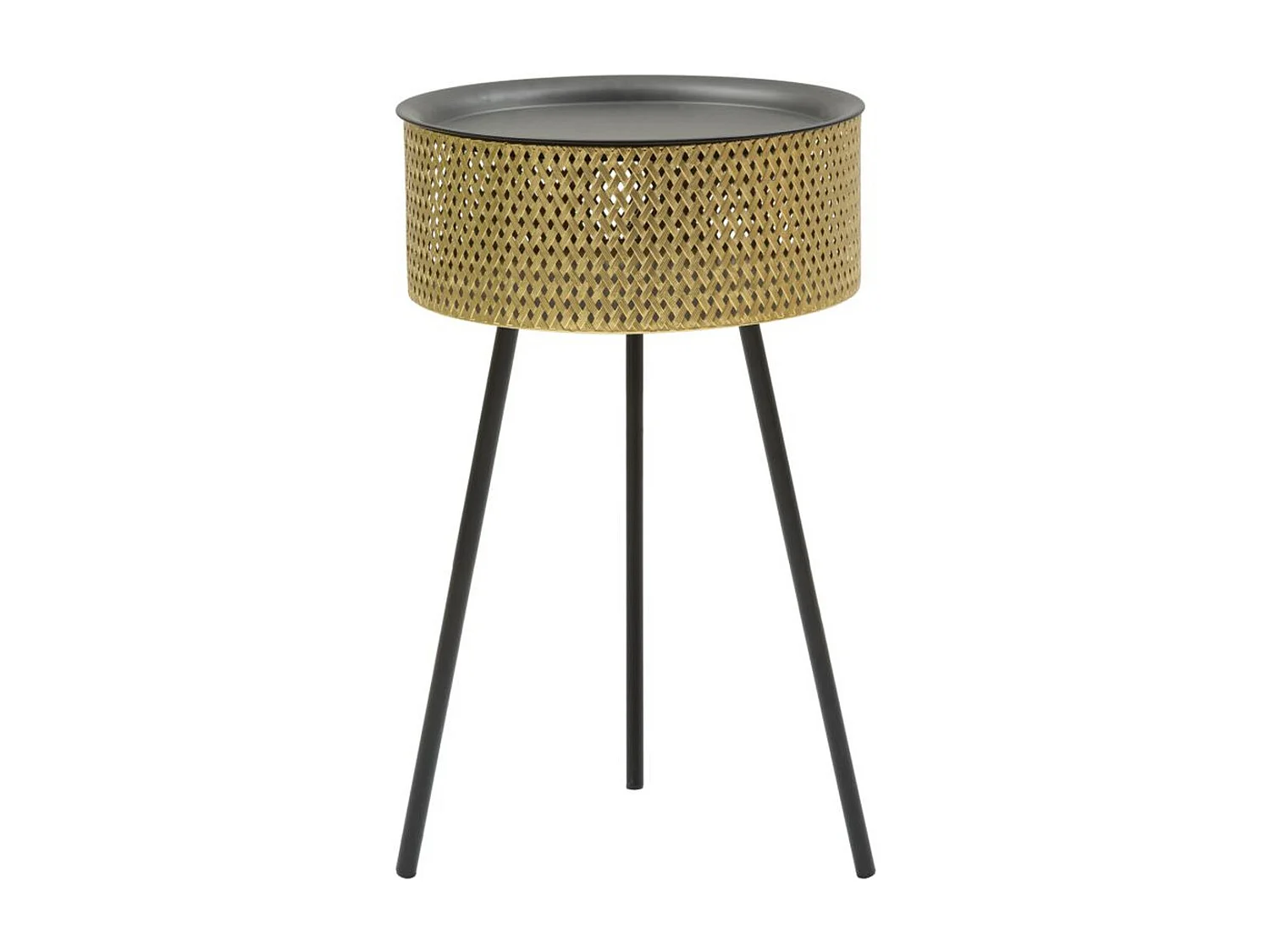 Stolik Kawowy MF524, Złoto, 40x40x65 cm, Seven Design