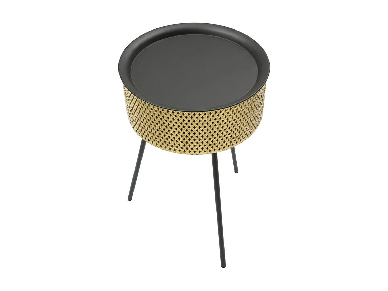 Stolik Kawowy MF524, Złoto, 40x40x65 cm, Seven Design