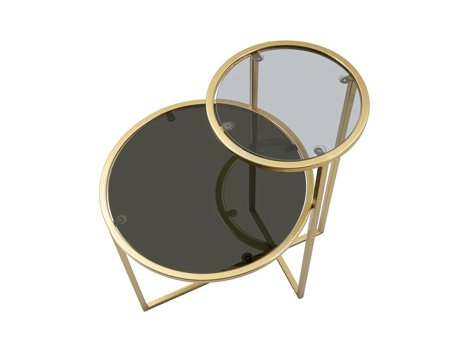 Stolik Kawowy MF570, Złoto, 50x40x60,5 cm, Epikasa