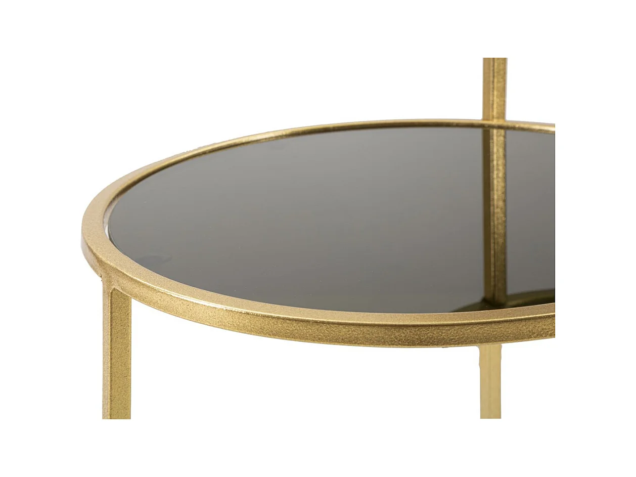 Stolik Kawowy MF570, Złoto, 50x40x60,5 cm, Epikasa