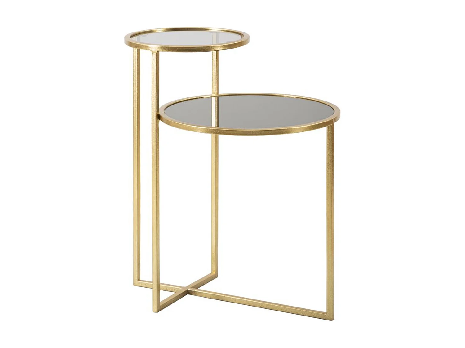 Stolik Kawowy MF570, Złoto, 50x40x60,5 cm, Seven Design