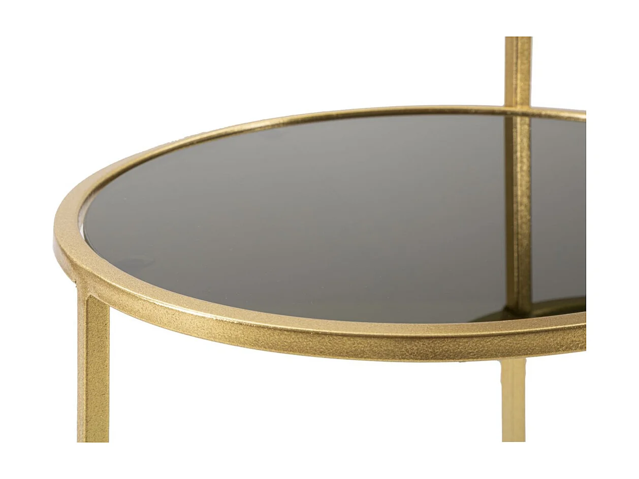 Stolik Kawowy MF570, Złoto, 50x40x60,5 cm, Seven Design