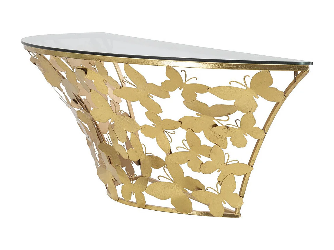 Mesa de Centro MF554, Oro, 120x40,5x37,2 cm, Epikasa