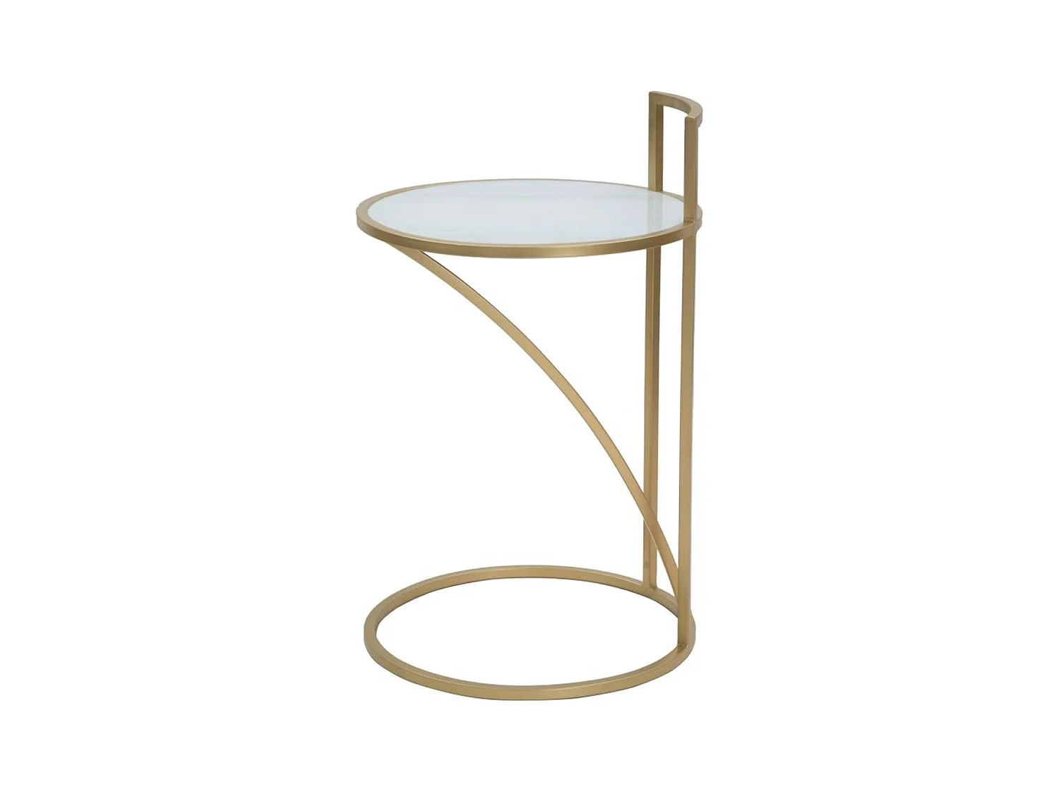 Table d'Appoint MF547, Or, 38x38x61 cm, Seven Design
