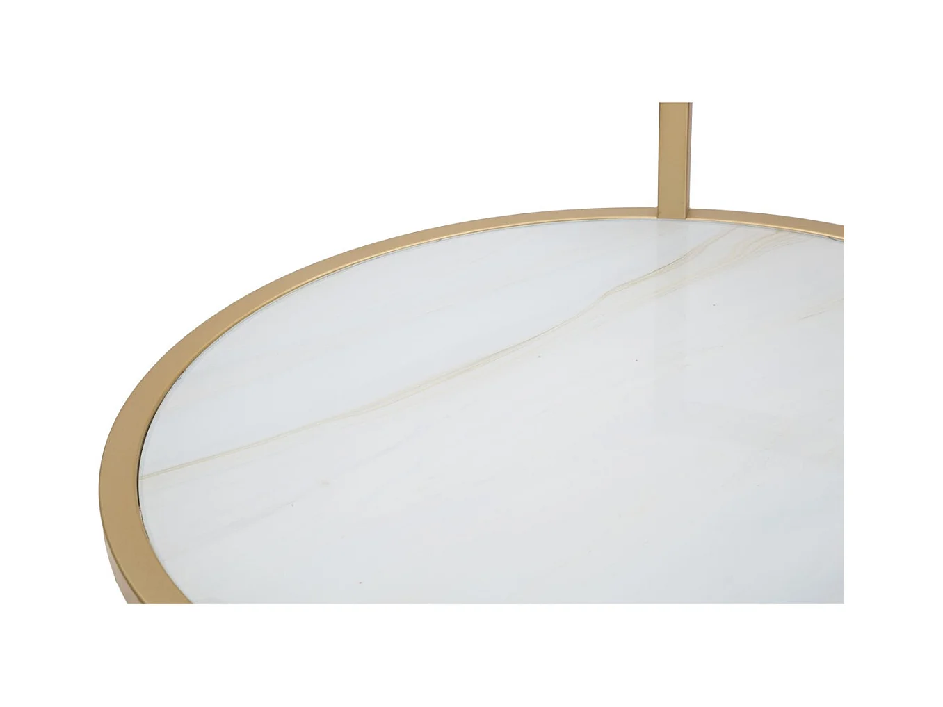 Table d'Appoint MF547, Or, 38x38x61 cm, Seven Design