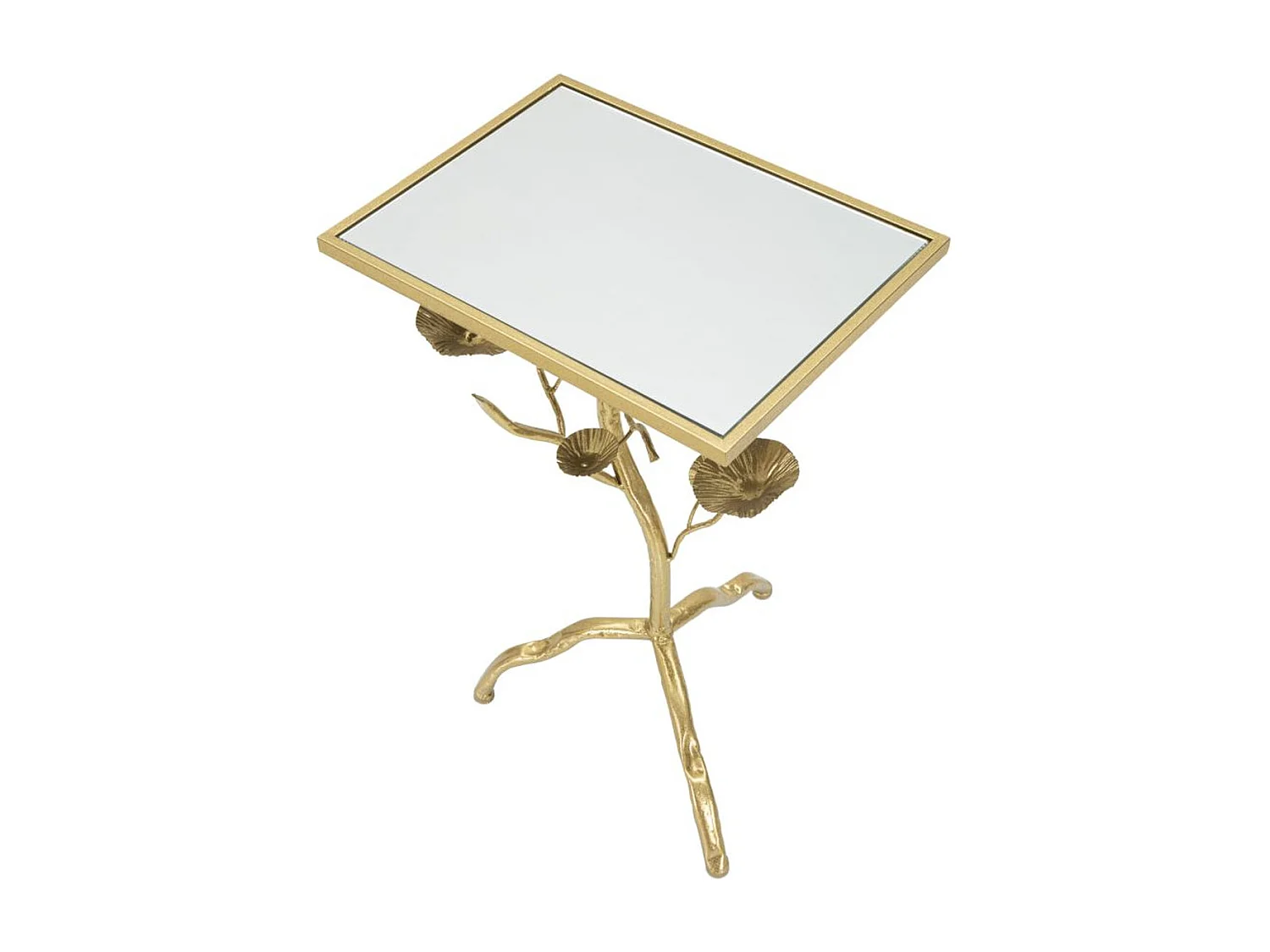 Table d'Appoint Branche, Or, 40x30x60 cm, Seven Design