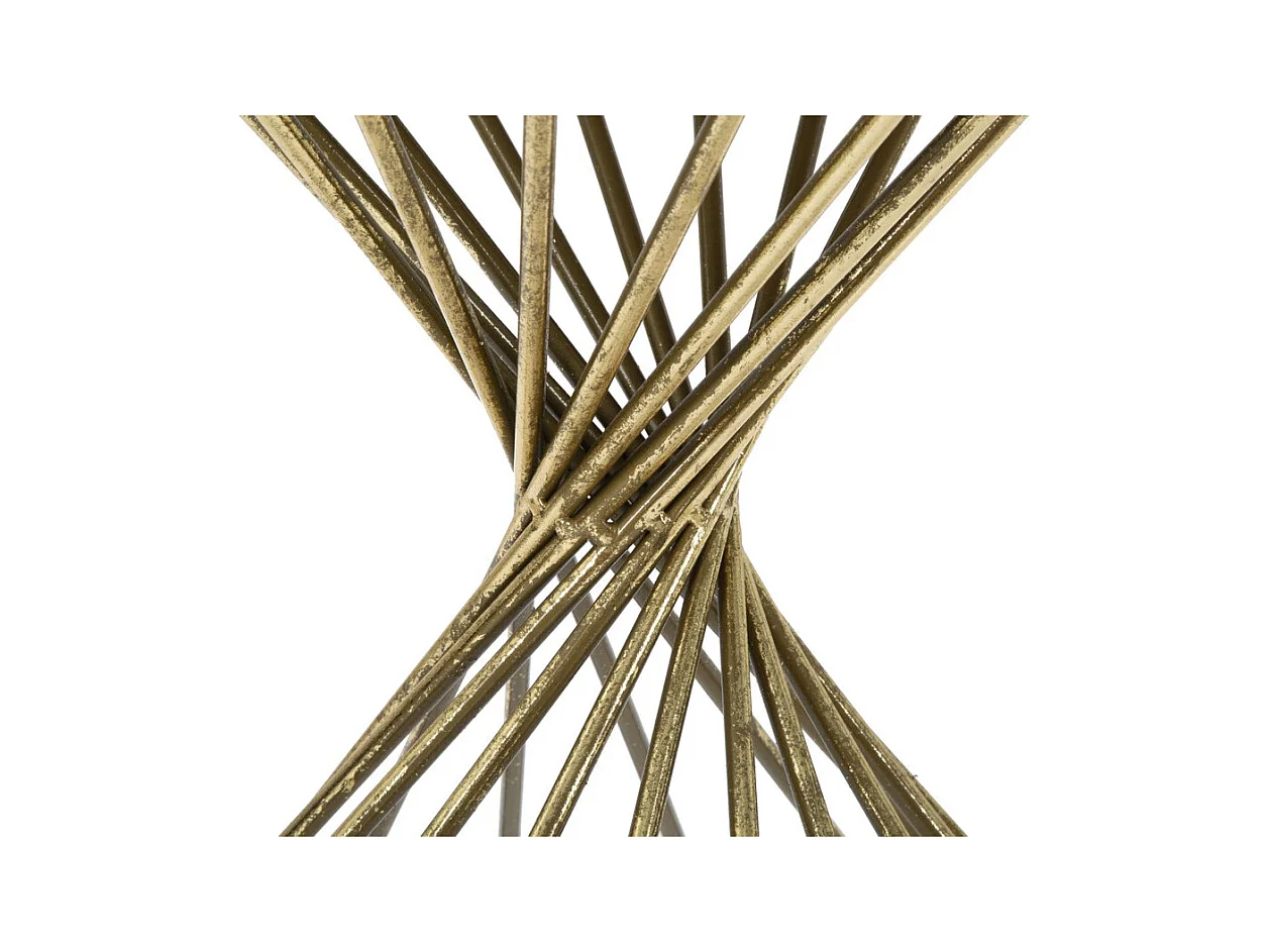 Table d'Appoint MF549, Or, 42x42x50 cm, Seven Design