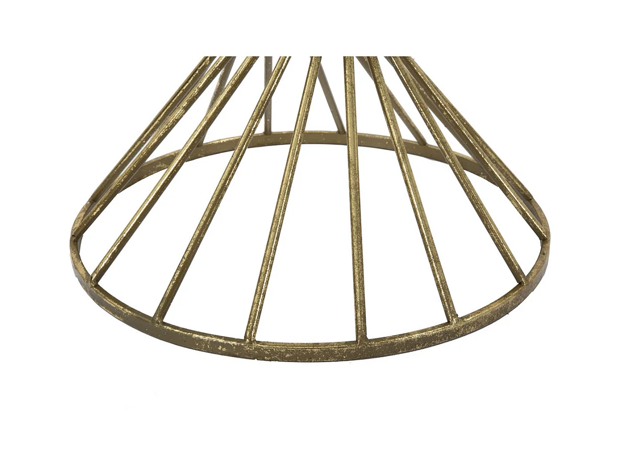 Table d'Appoint MF549, Or, 42x42x50 cm, Seven Design