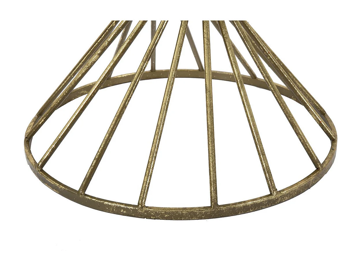 Table d'Appoint MF549, Or, 42x42x50 cm, Seven Design