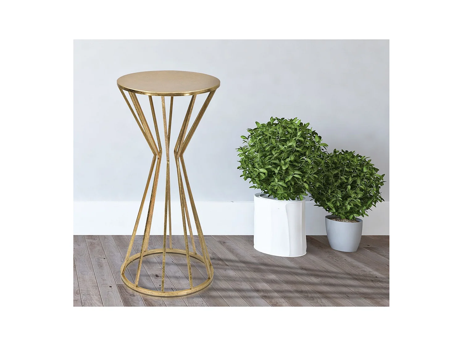 Koffietafel MF519, Goud, 80x80x38 cm, Epikasa