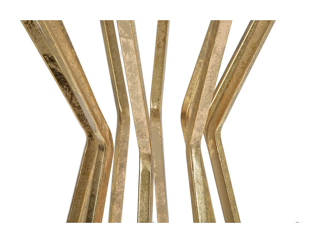 Stolik Kawowy MF519, Złoto, 38x38x80 cm, Seven Design