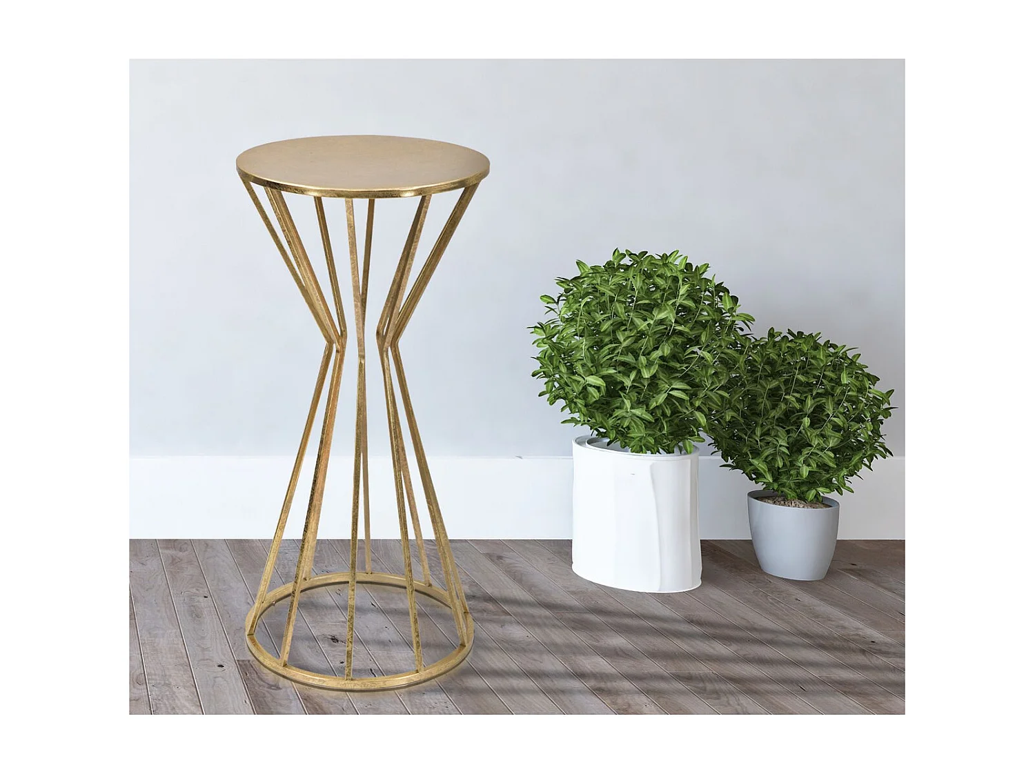 Stolik Kawowy MF519, Złoto, 38x38x80 cm, Seven Design
