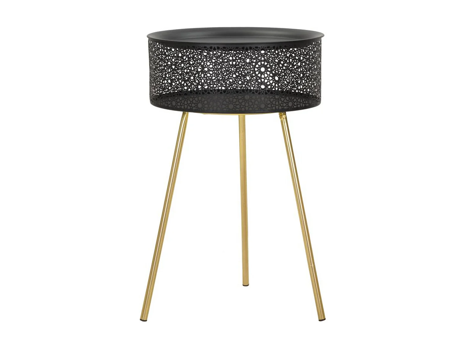 Stolik Kawowy MF521, Czarny, 40x40x65 cm, Seven Design