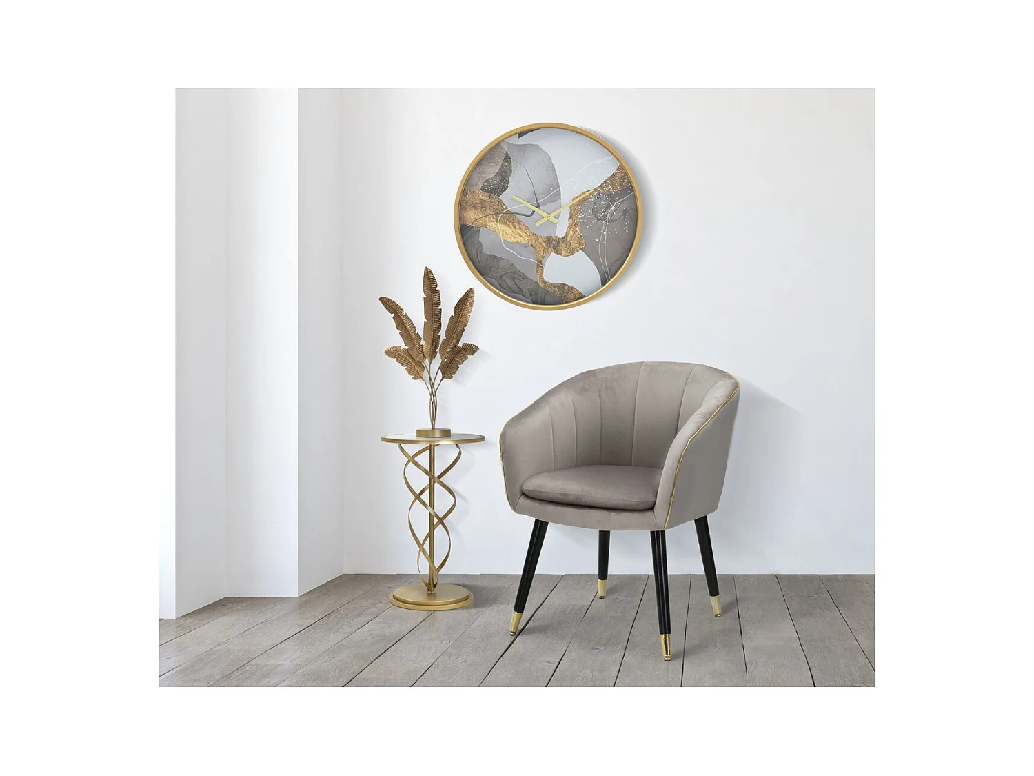 Stolik Kawowy MF546, Złoto, 38x38x61,5 cm, Epikasa