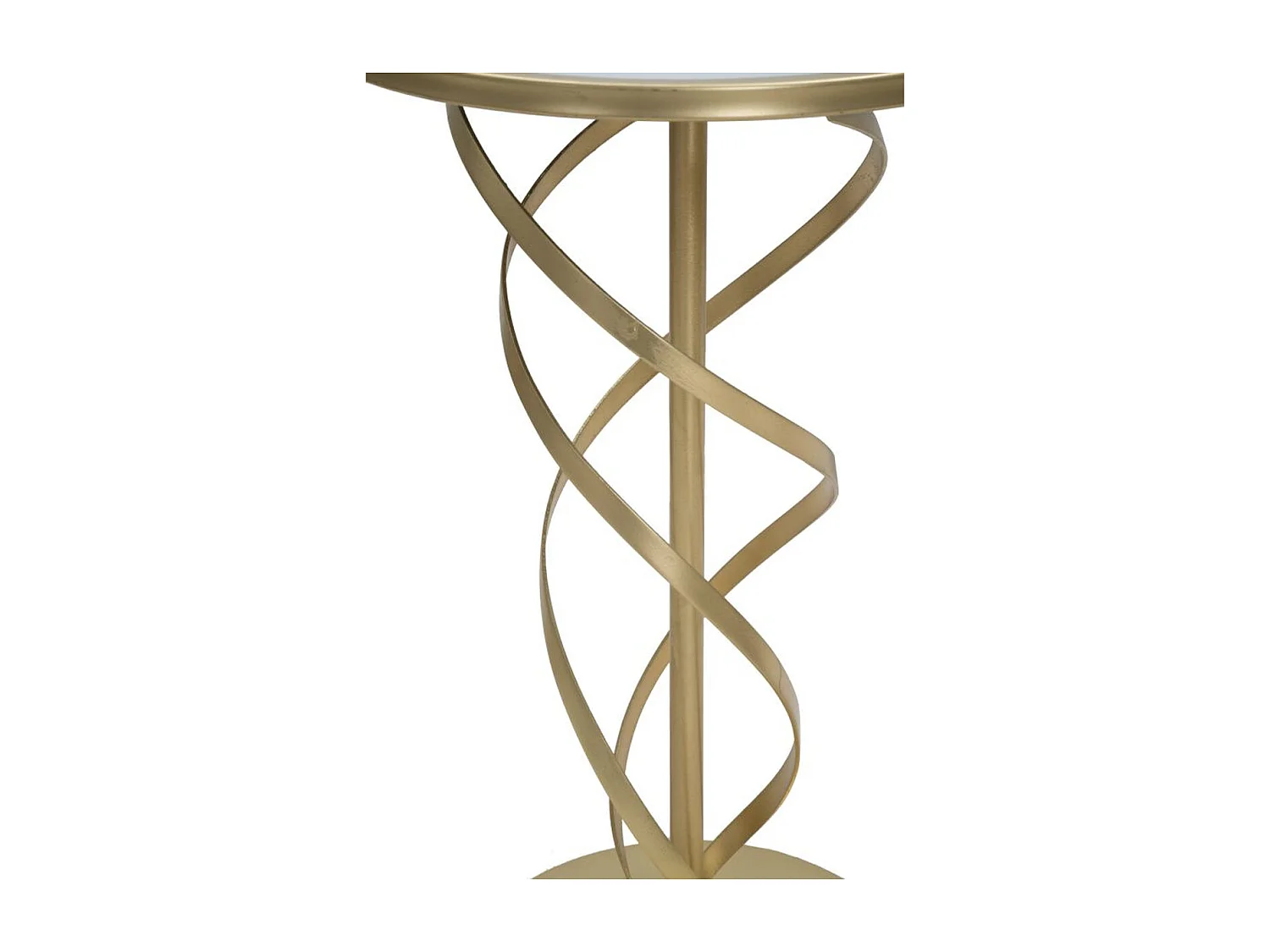 Table d'Appoint MF546, Or, 38x38x61,5 cm, Seven Design