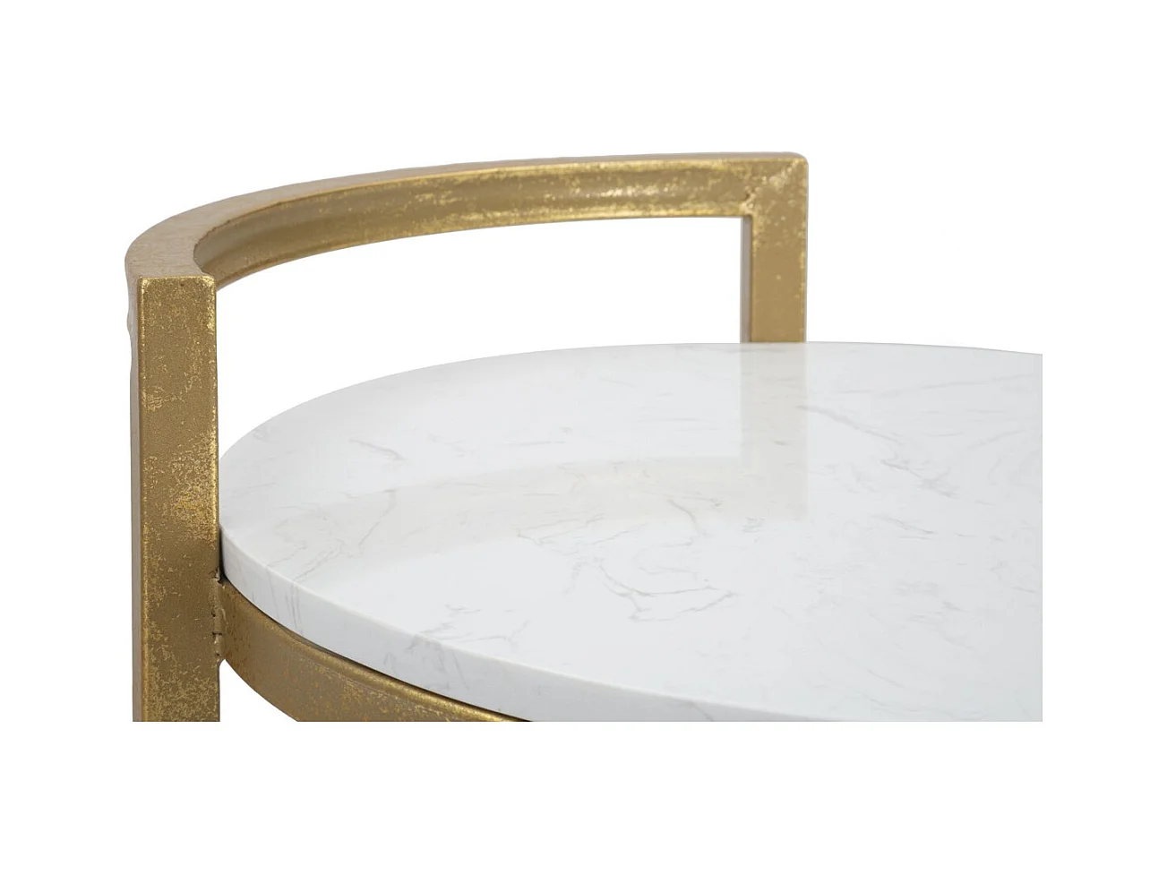 Stolik Kawowy MF531, Biały, 40,5x40,5x50,5 cm, Epikasa