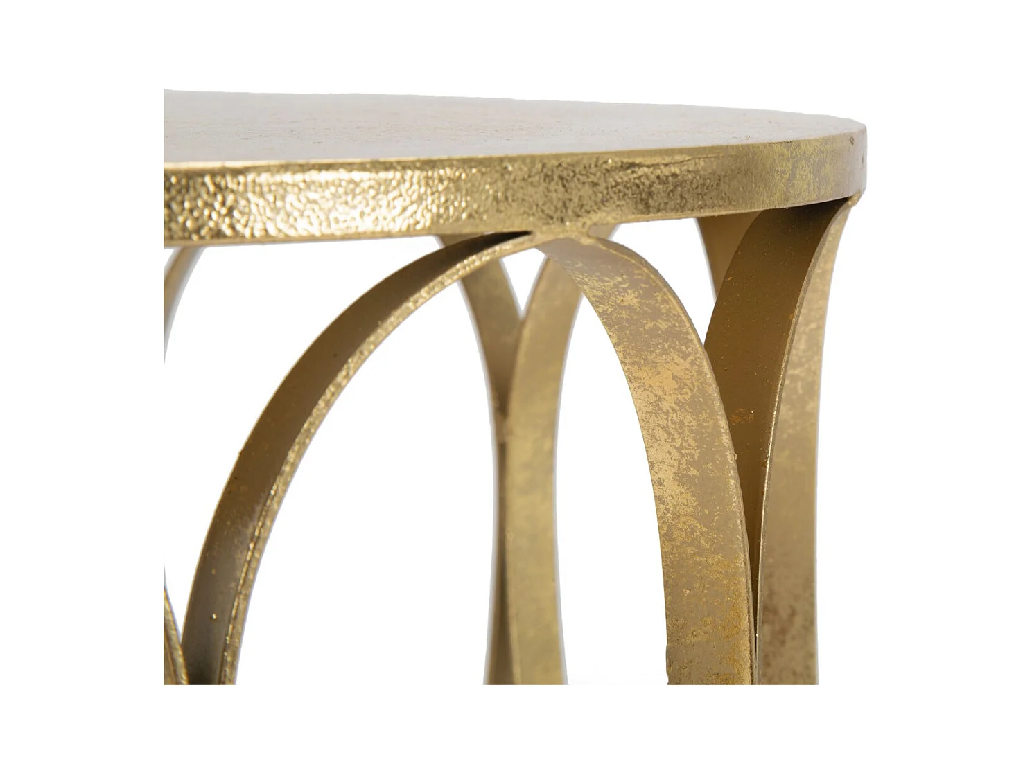 Mesa de Centro MF520, Ouro, 37x37x58 cm, Epikasa