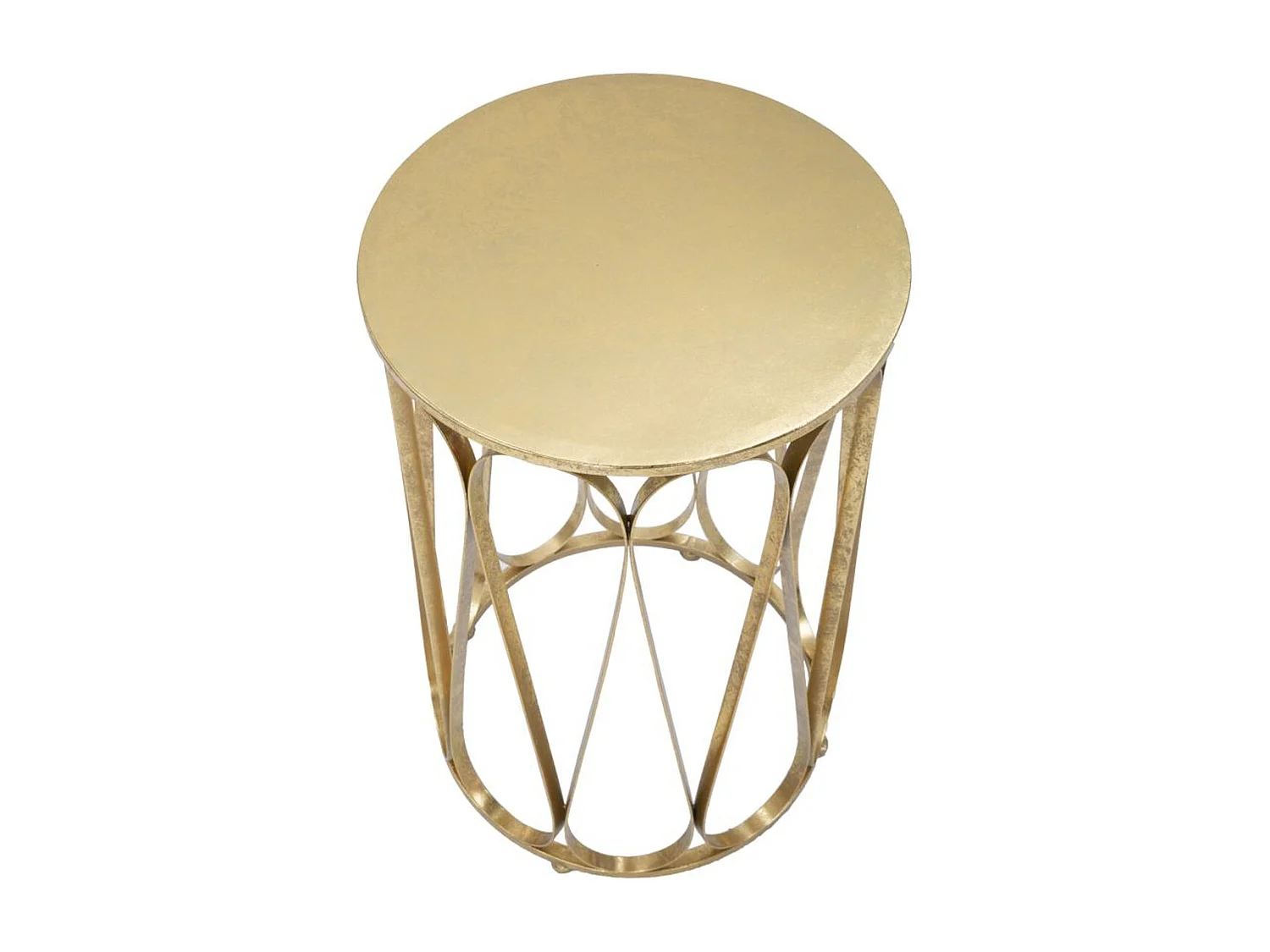 Stolik Kawowy MF520, Złoto, 37x37x58 cm, Seven Design