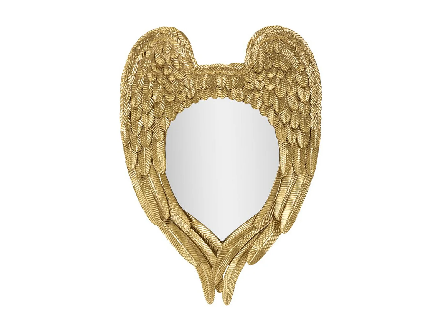 Ingelijste Spiegel Vleugels 5, Goud, 99x2,5x72 cm, Seven Design