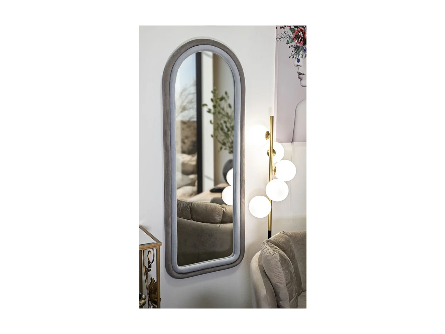 Specchio con Cornice MF465, Multicolore, 60x4x160 cm, Epikasa