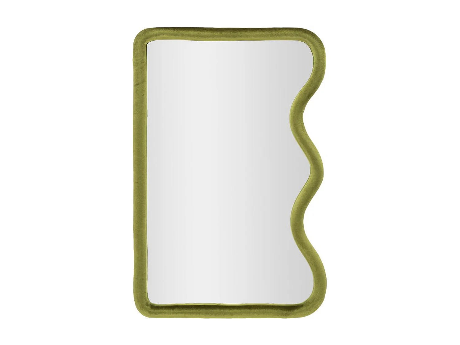 Miroir avec Cadre Pour 5, Vert, 60x4x90 cm, Seven Design