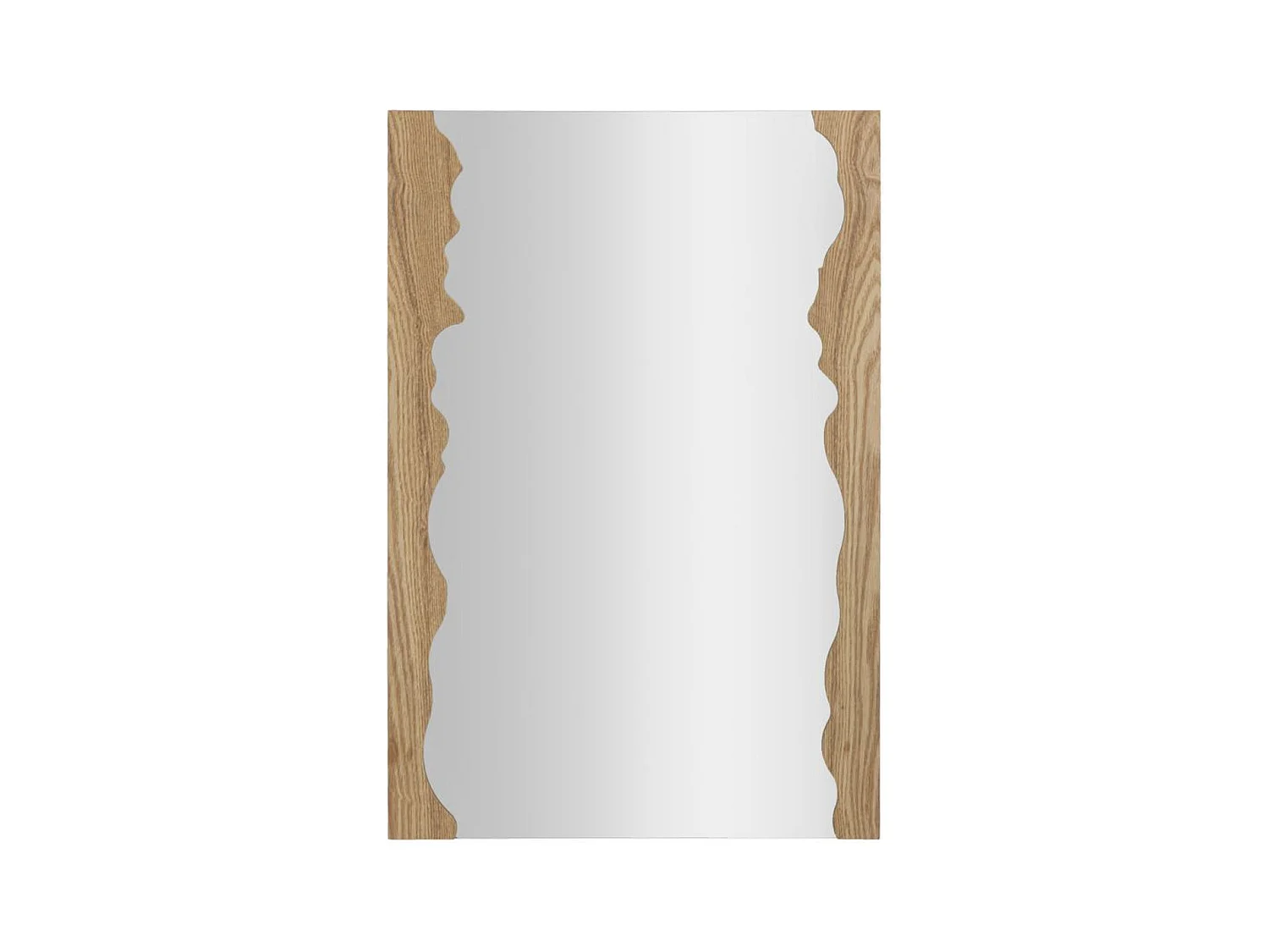 Miroir avec Cadre MF474, Marron, 60x1,5x90 cm, Epikasa