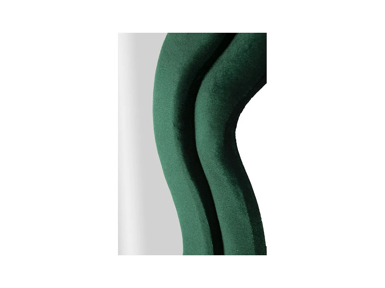 Specchio con Cornice Onde 4, Verde, 58x4x160 cm, Epikasa