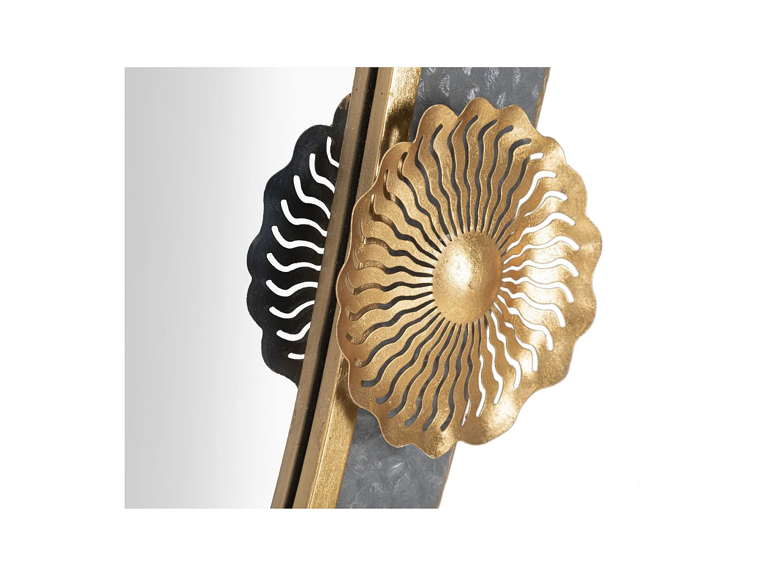 Espelho com Moldura Geométrica 17, Cinzento, 55,9x5,7x90,8 cm, Epikasa