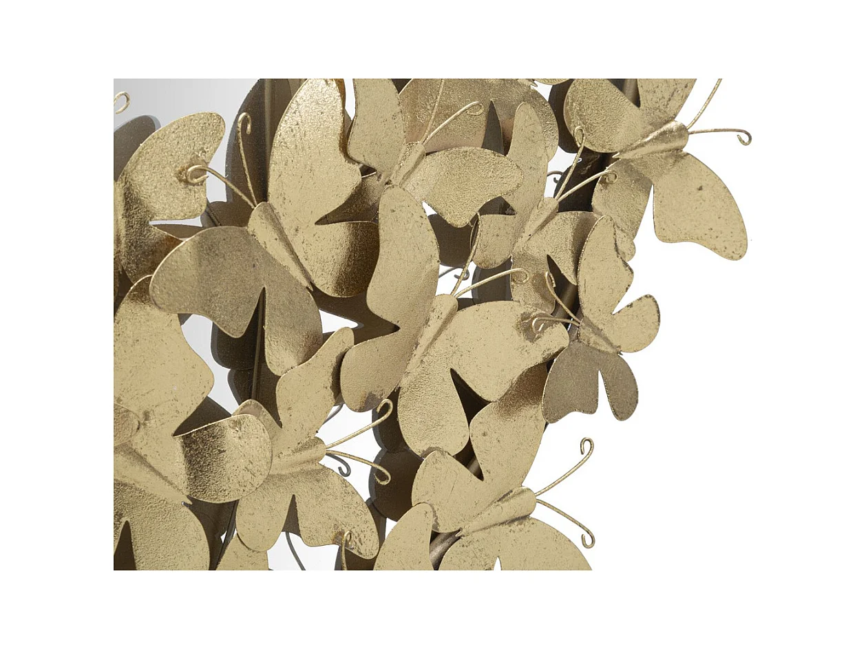 Miroir avec Cadre Papillon 32, Or, 59x3x89,5 cm, Epikasa